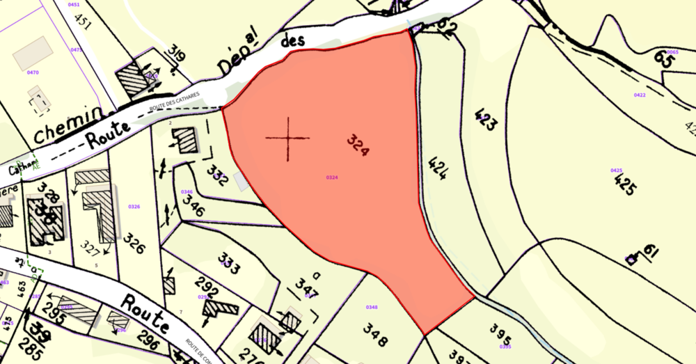 Vente Terrain TERRAIN 7400 M2 Salsigne