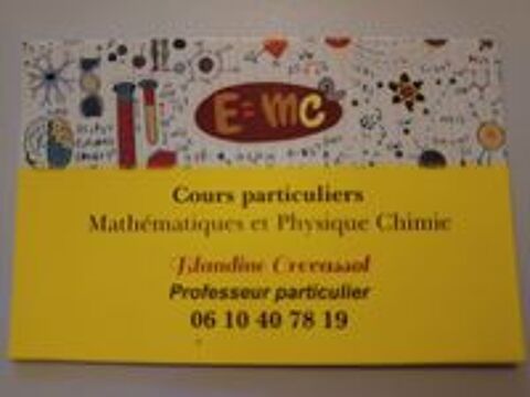   Cours particulier math et physique chimie 