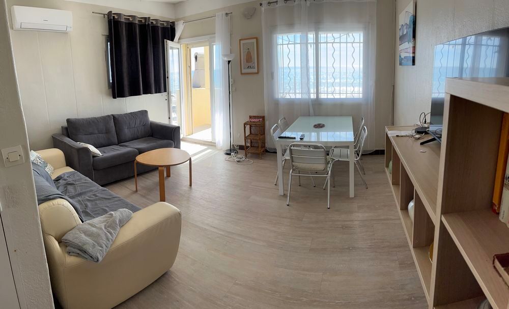   Palavas appartement sur plage pour 8  personnes  Languedoc-Roussillon, Palavas-les-Flots (34250)
