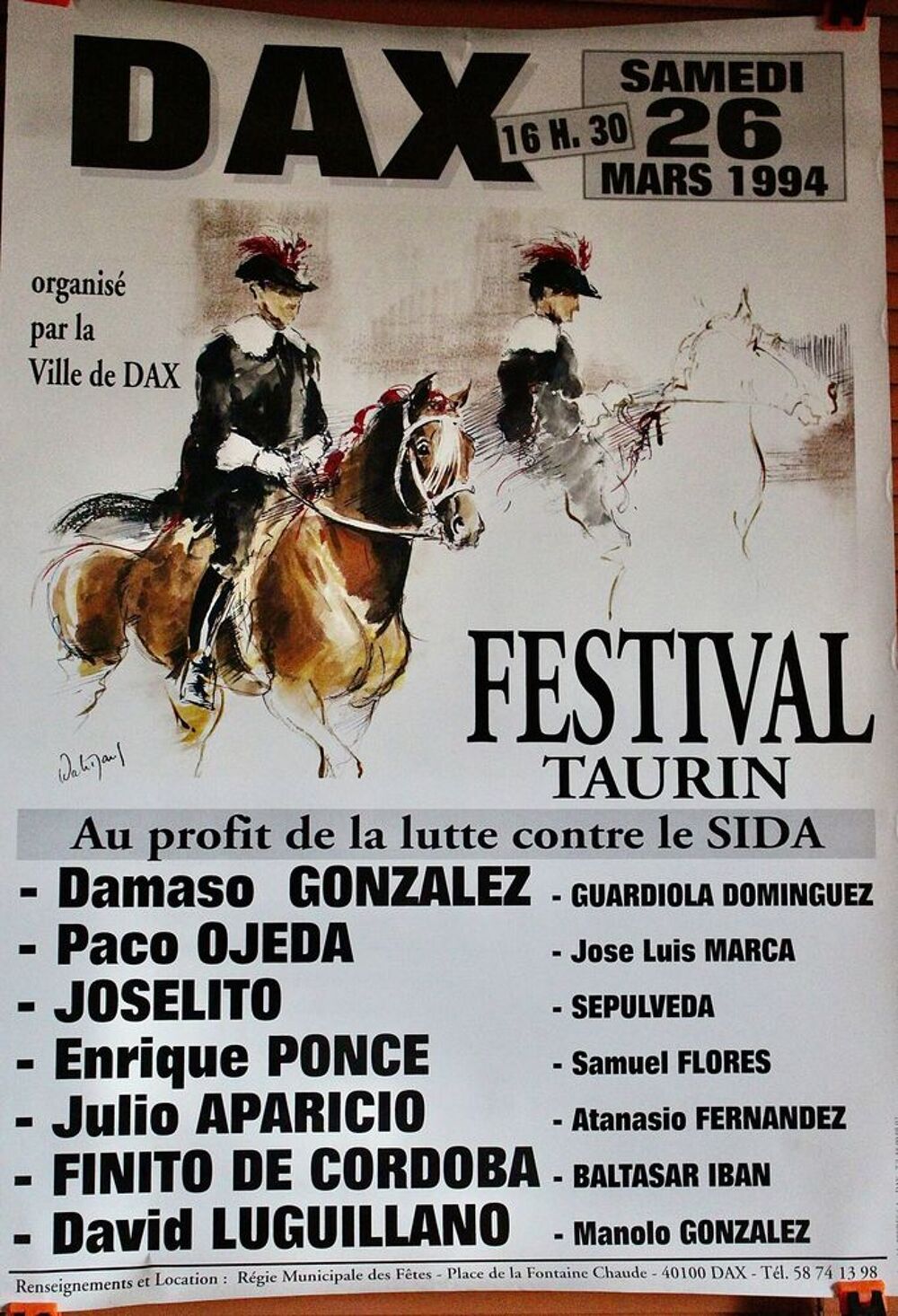 AFFICHES ARENES DE DAX 