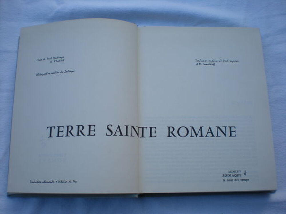 TERRE SAINTE ROMANE DE 1964 Livres et BD