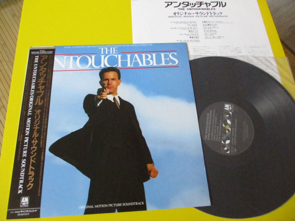 LES INCORRUPTIBLES 33 TOURS ENNIO MORRICONE JAPON LP CD et vinyles