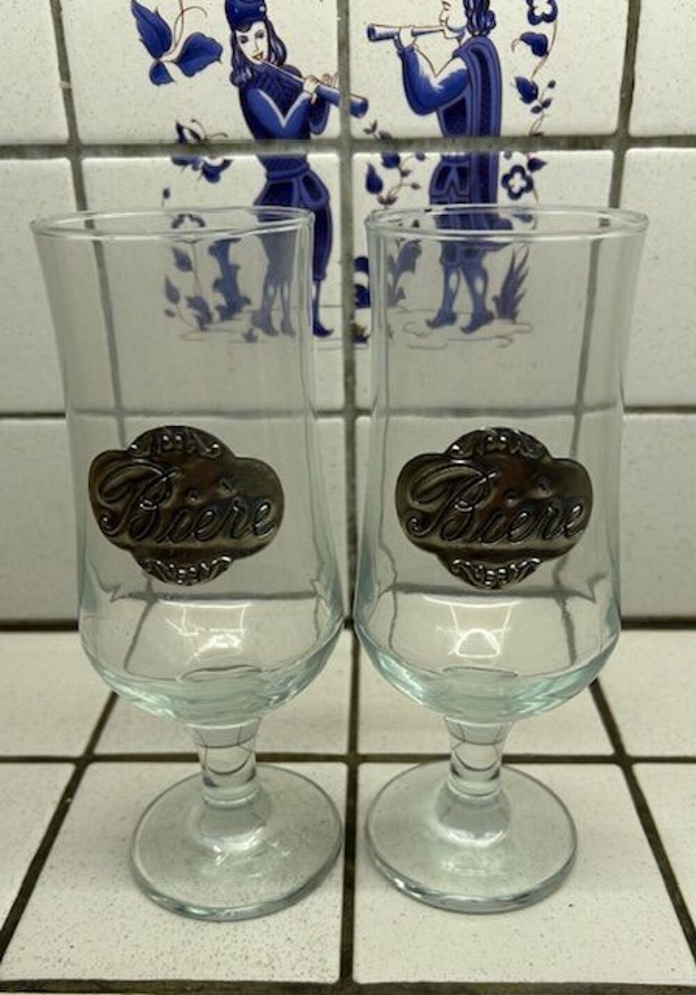 6 VERRES pastis + 2 CHOPES bi&egrave;re " ETAIN " Cuisine