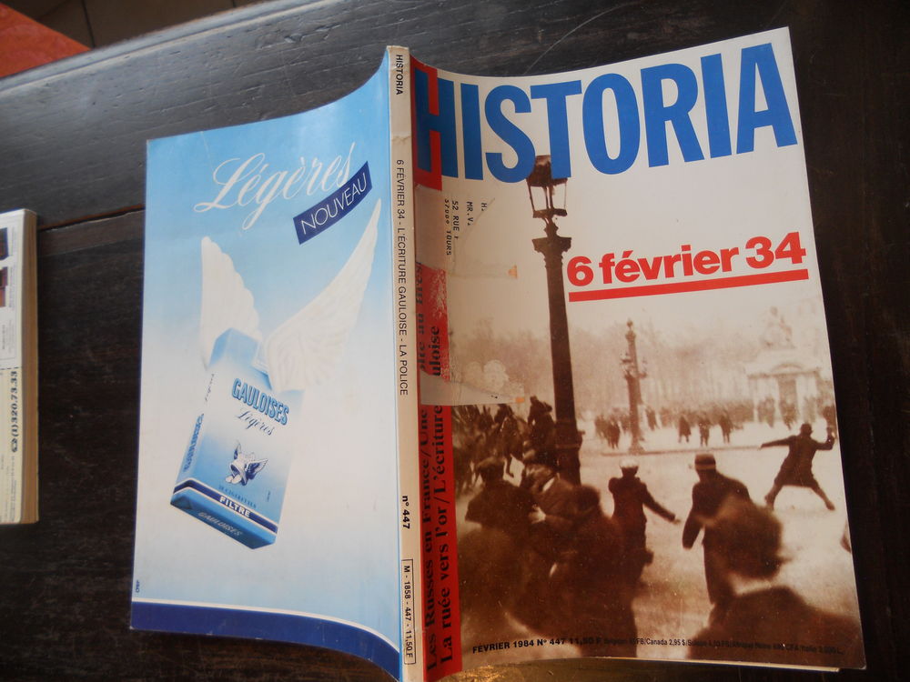 HISTORIA. 6 F&Eacute;VRIER 1934 LES RUSSES EN FRANCE/ UNE R&Eacute;VOLTE Livres et BD