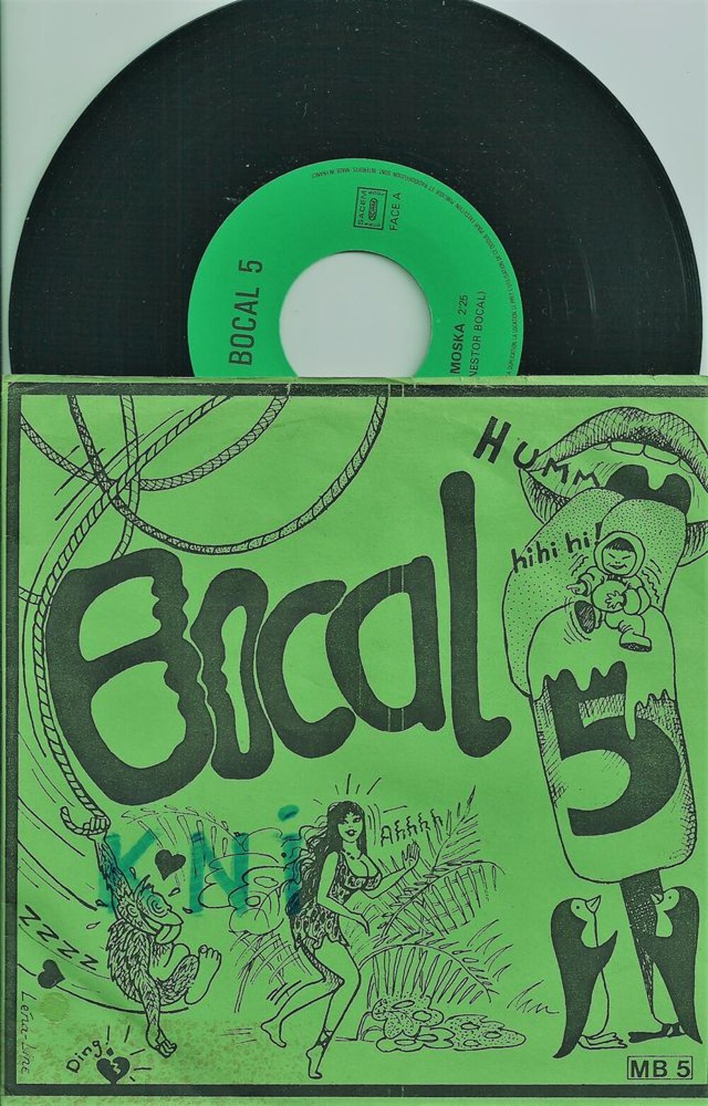 Vinyle 45 T , Bocal 5 1984 CD et vinyles