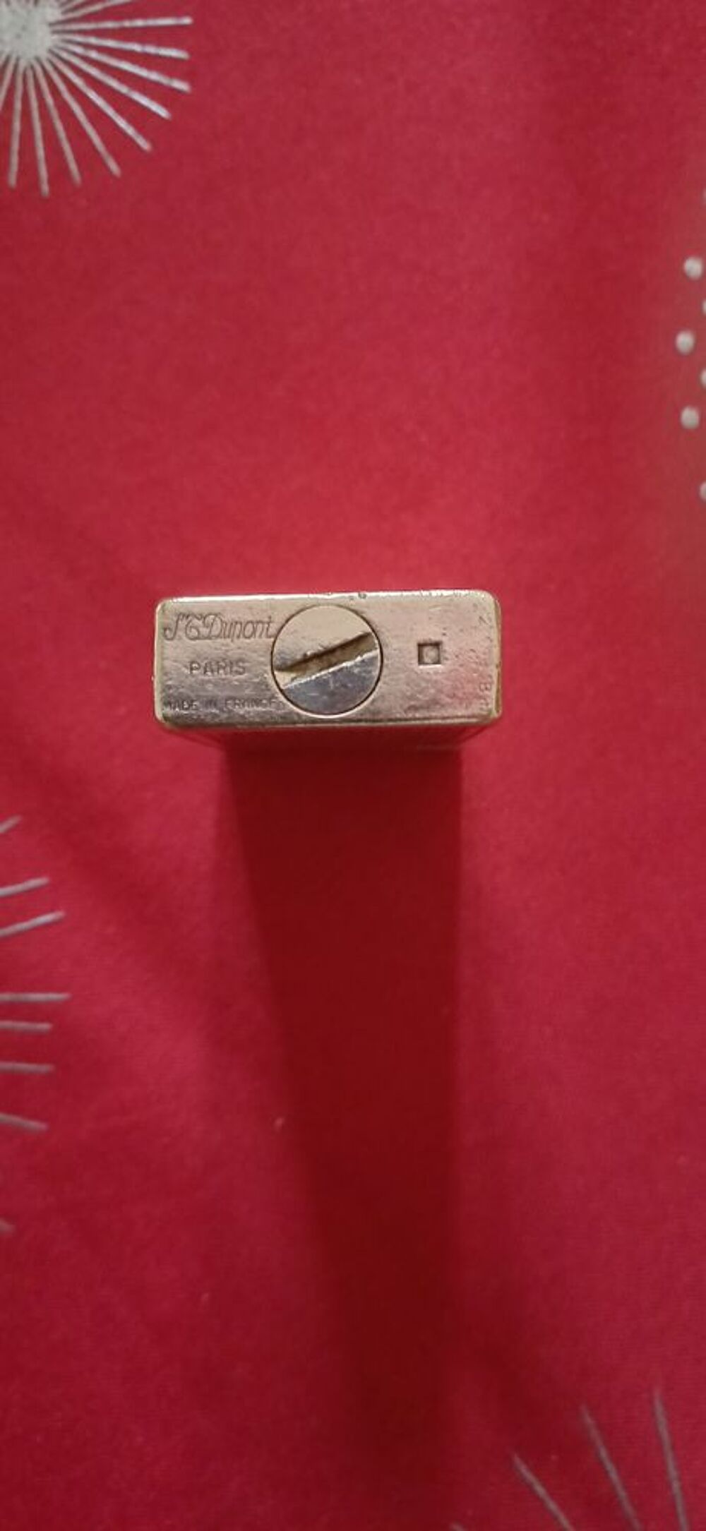briquet DUPONT PARIS plaque OR Bijoux et montres