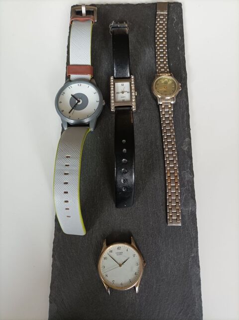 Lot de 4 montres collectionneur ou autre 10 Vichy (03)
