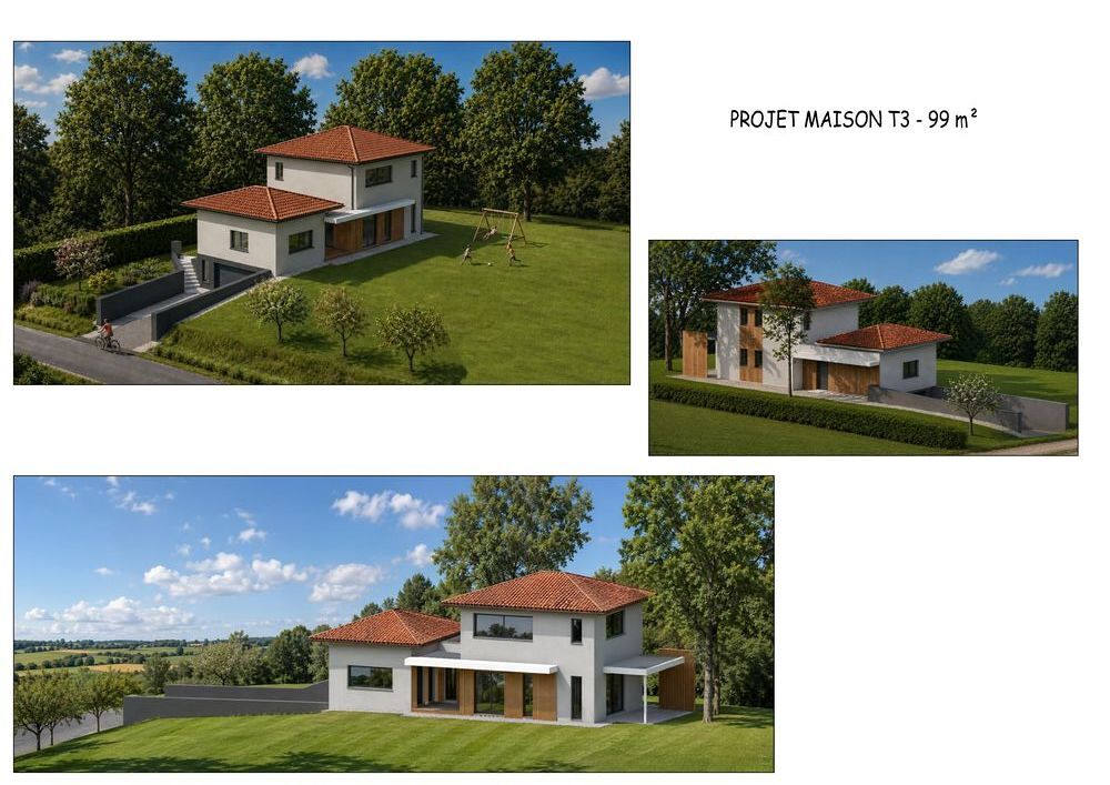 Vente Terrain Terrain de 1 097 m² constructible à Pujaudran Pujaudran