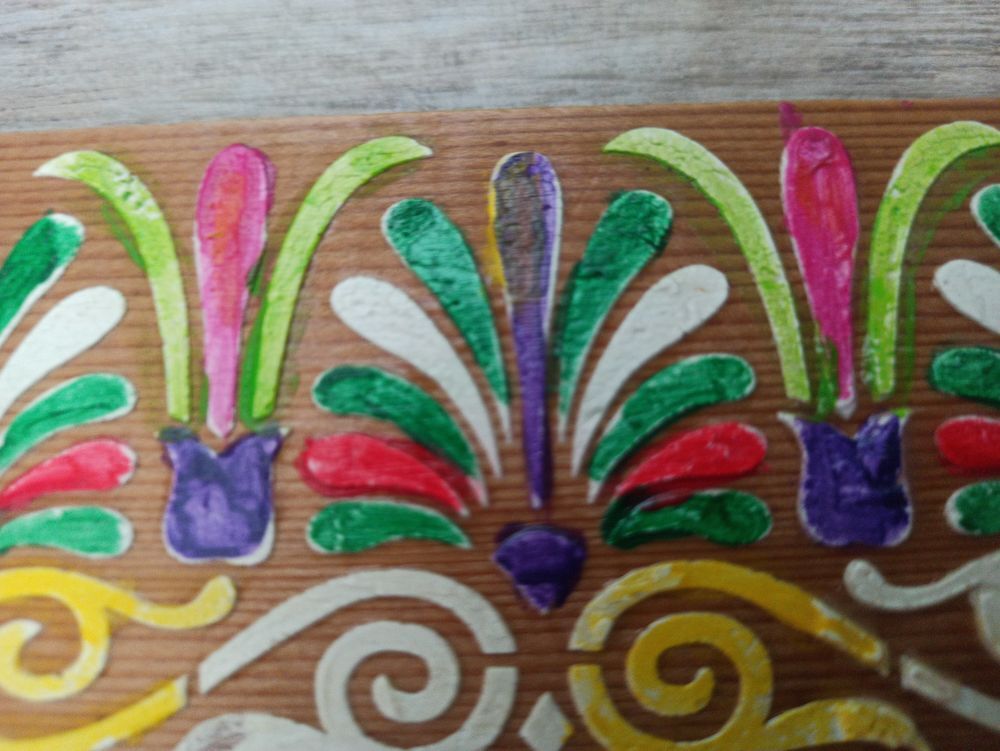 Encadrement /Cadre effet mosaiques en reliefs Décoration