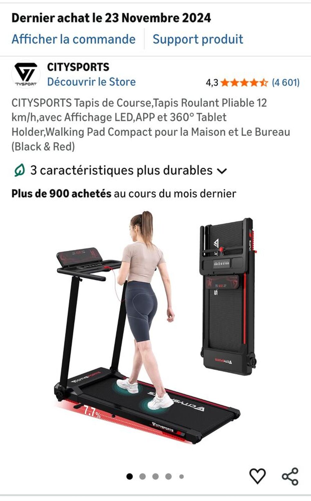 Tapis de course Sports