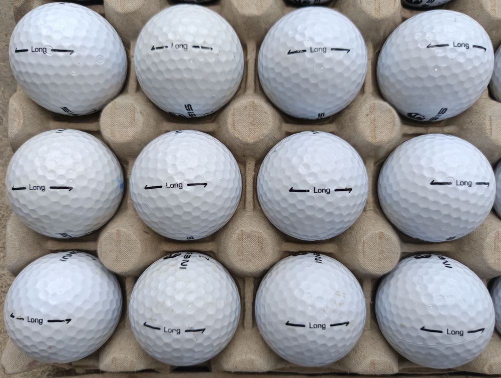 35 Balles de Golf Inesis Long d'Occasion en Tr&egrave;s Bon &Eacute;tat Sports