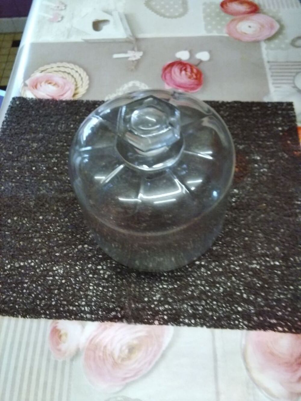 cloche a fromage ancienne verre &eacute;pais Décoration