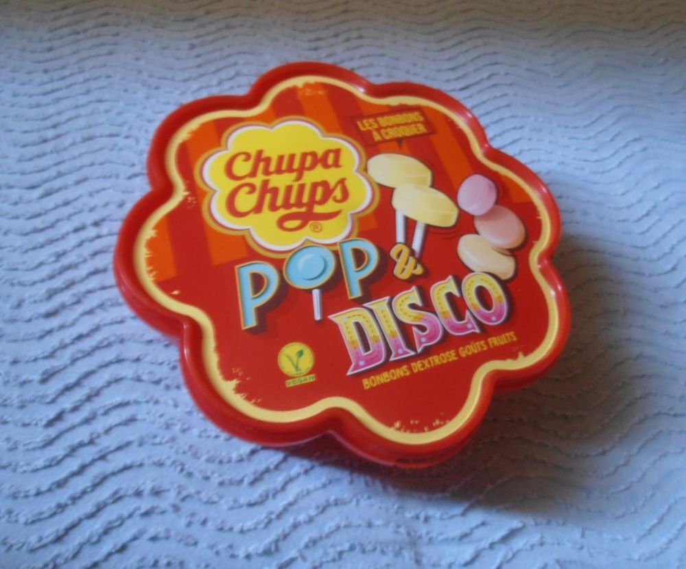 Bo&icirc;te publicitaire / de collection Chupa Chups rouge NEUF

