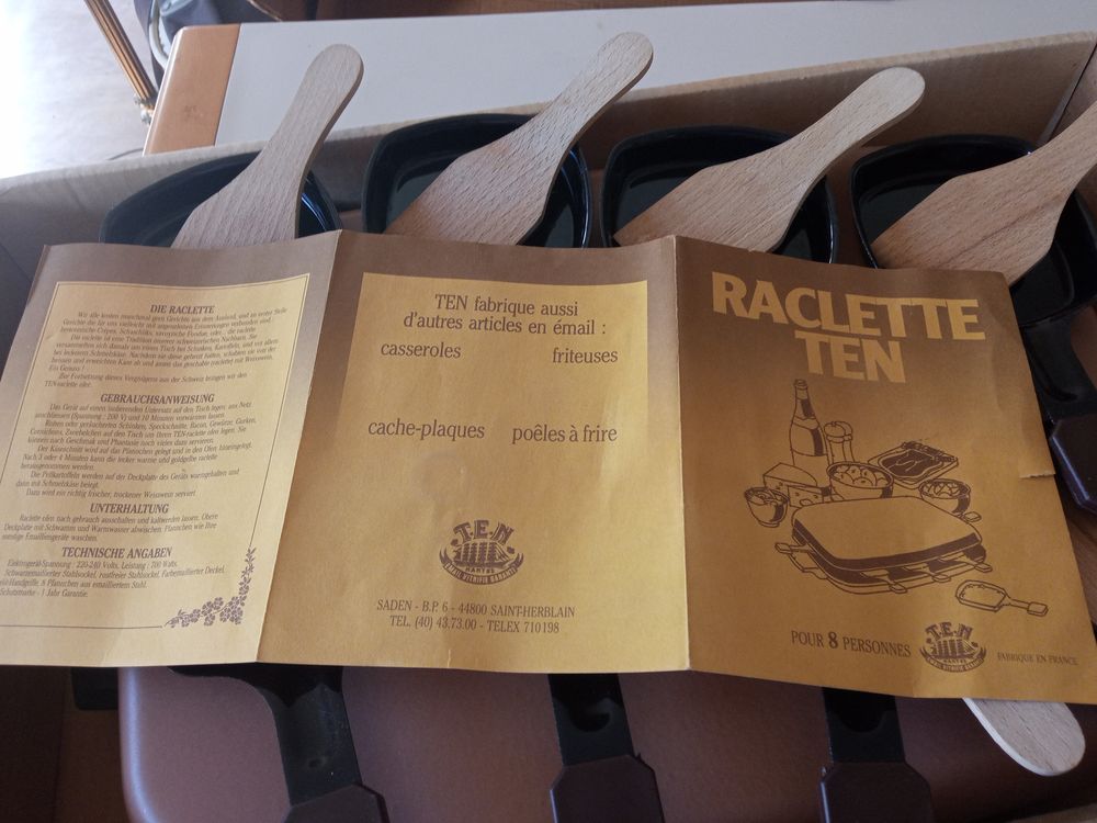 WESTMARK 8 SPATULES à Raclette longueur 166 cm en Plastique Gourmetta Noir  2 EUR 23,56 - PicClick FR
