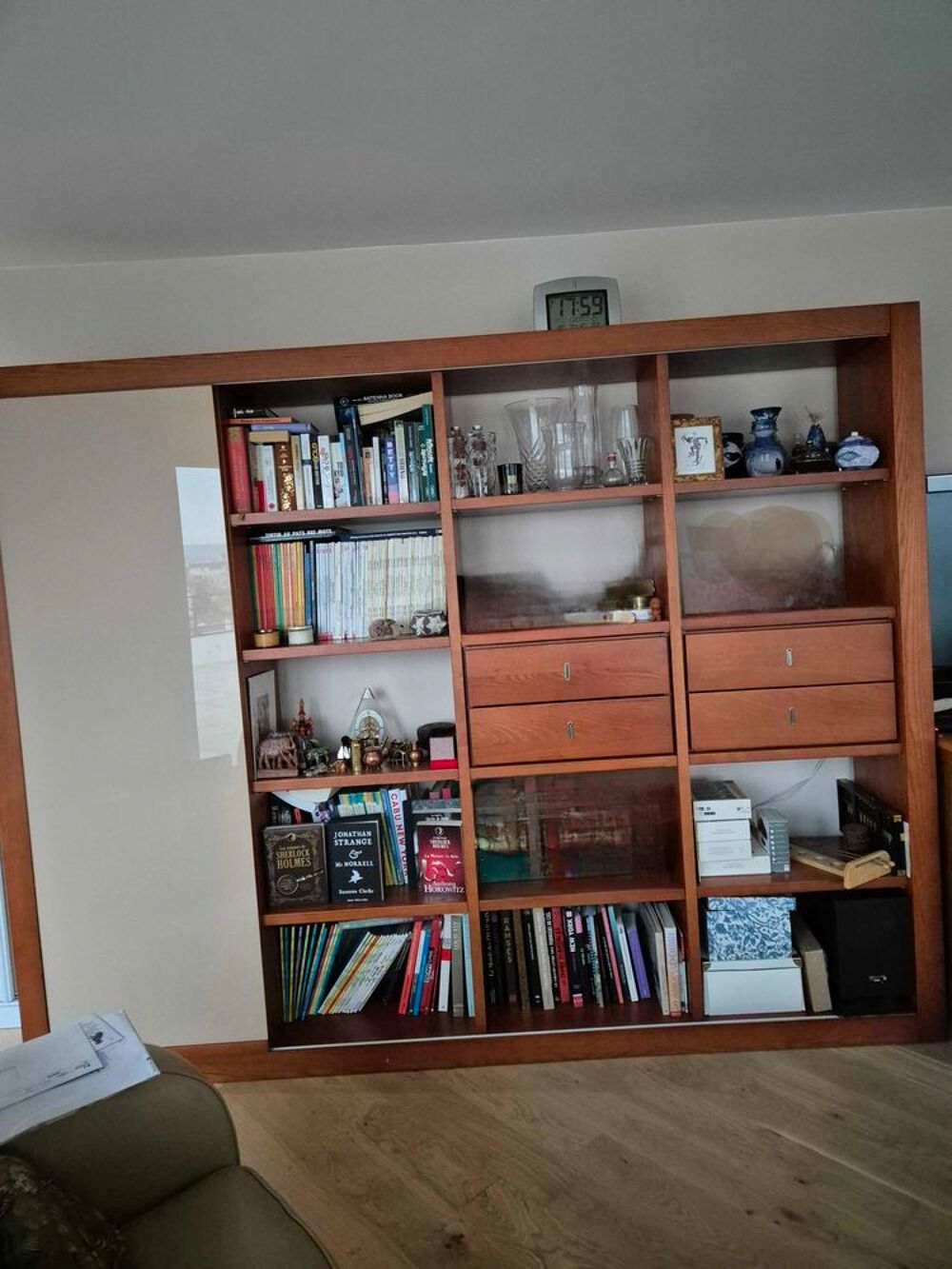 Biblioth&egrave;que en fr&ecirc;ne Meubles