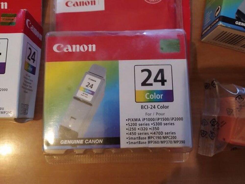 Lot Cartouches Encre Canon BCI-24C -BCI-24BK Matériel informatique