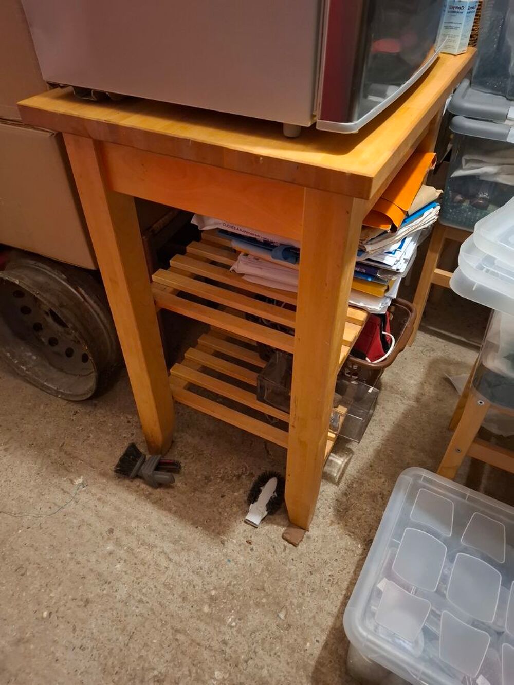 Desserte en bois massif Cuisine