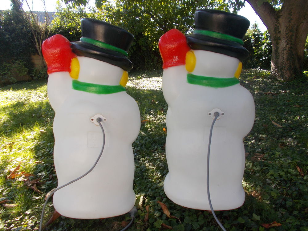 BONHOMMES DE NEIGE LUMINEUX Décoration