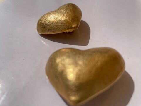 BO Boucle d'oreille COEUR dor� Sonia RYKIEL 95 Vigneux-sur-Seine (91)