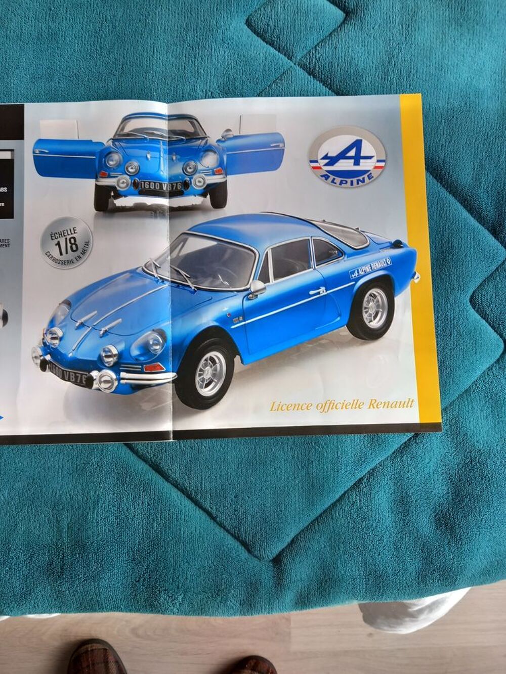 MAQUETTE DE VOITURE A MONTER,TOUT M&Eacute;TAL,ALPINE RENAULT A110 