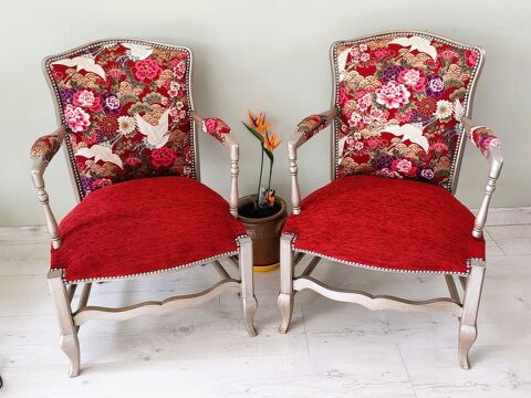 Paire de fauteuils cabriolet anciens 280 Andrest (65)