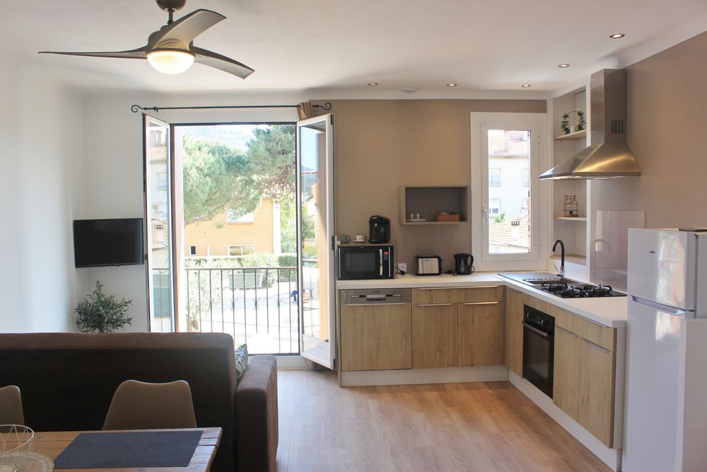   Meublé 50 m2 T3 terrasse 20 m2 nuit, semaine, cure thermale. Languedoc-Roussillon, Le Boulou (66160)