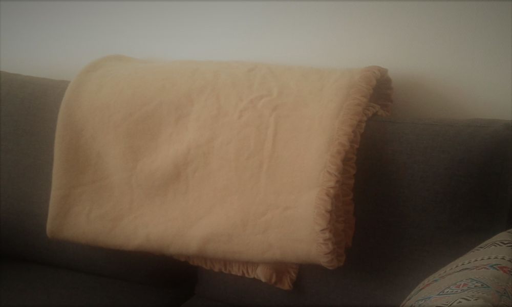 Couverture 1 personne beige Puériculture