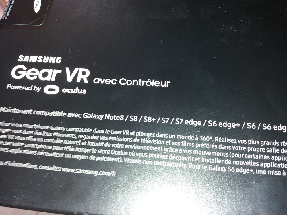 Casque virtuel samsung avec controleur a debattre Audio et hifi