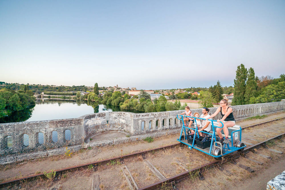 4 billets pour le V&eacute;lorail de Chauvigny (Grand parcours) Billetterie