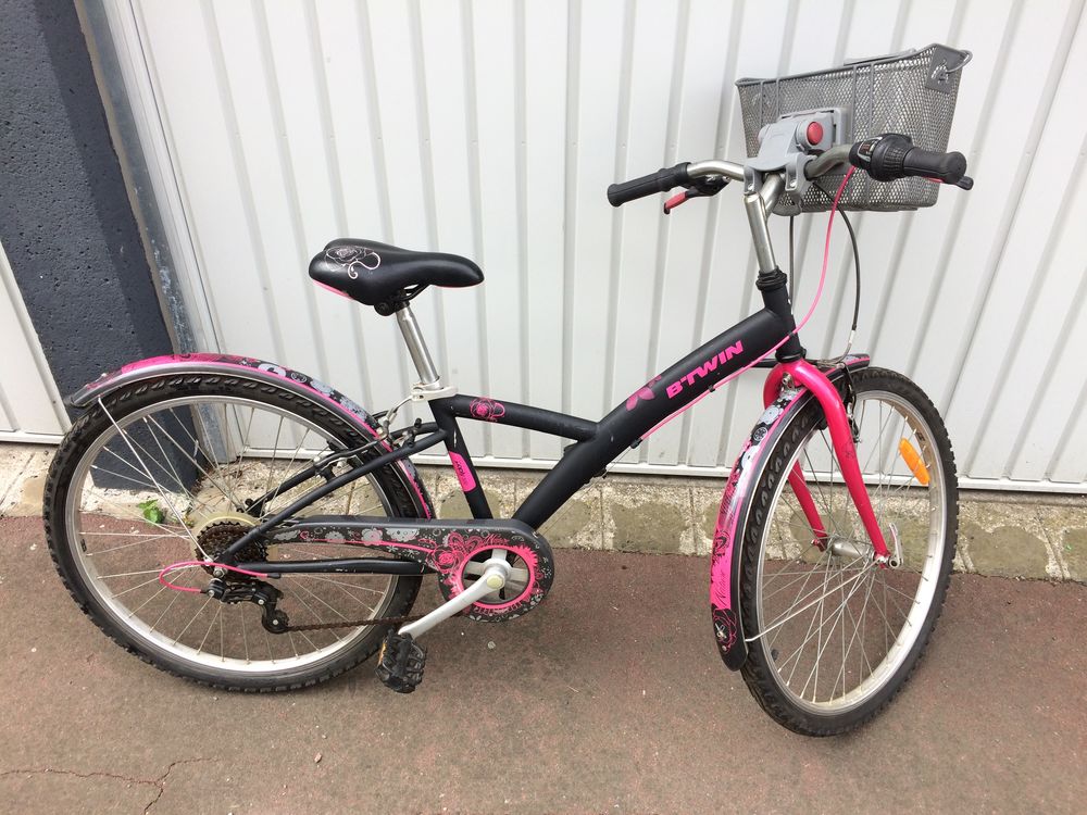Velo btwin rose fille hot sale