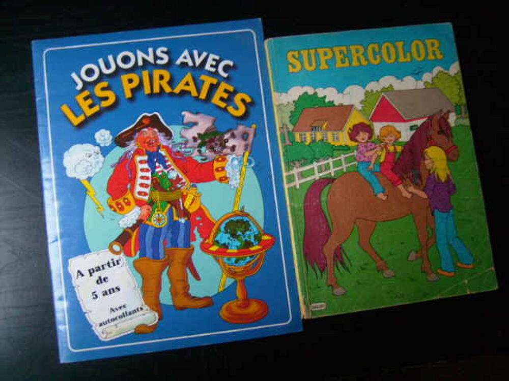livres (6x) de Coloriages et de jeux Livres et BD