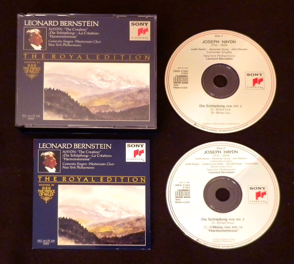 2 CD - HAYDN ? La Cr&eacute;ation et Harmoniemesse - Bernstein CD et vinyles