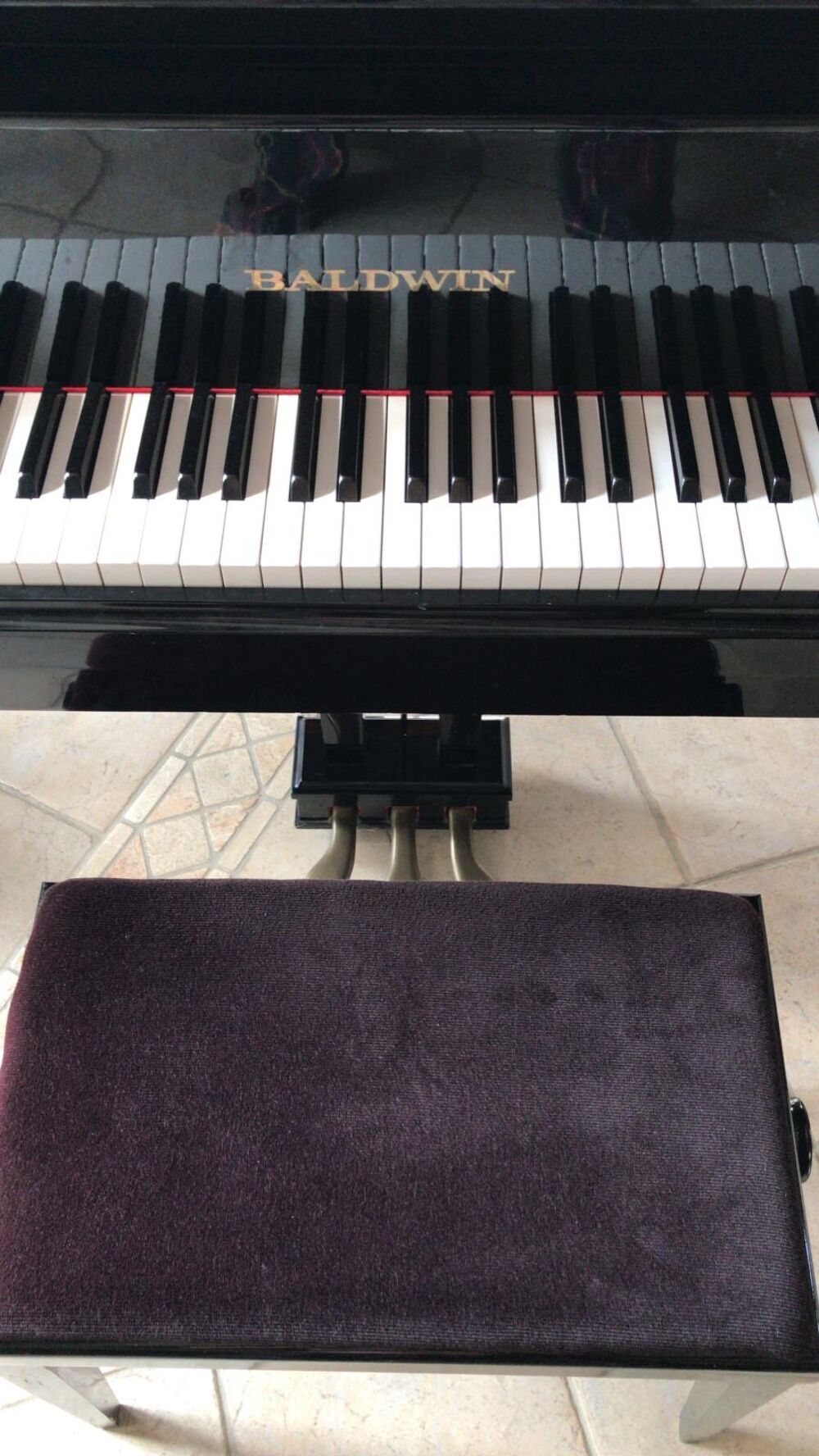 Magnifique piano &agrave; queue Baldwin Instruments de musique