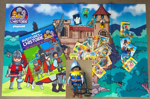 Lot Playmobil�: figurine, livre, cartes, poster... 20 Nantes (44)