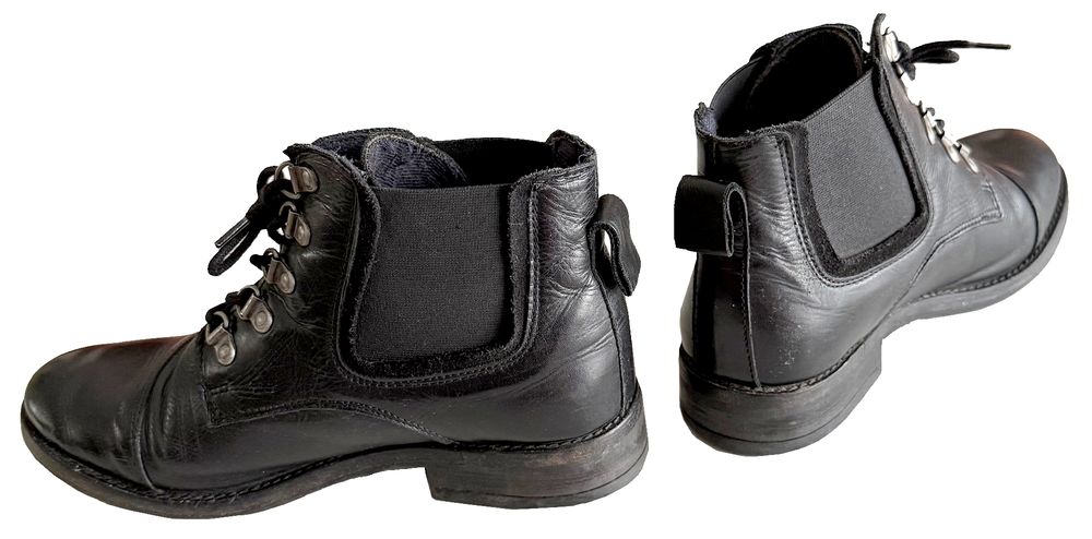 Bottines noires cuir femme P. 39 Chaussures