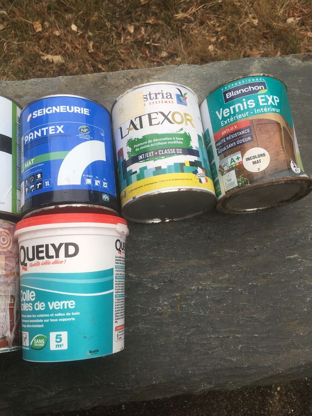 Peinture/vernis/tollens microporeuse/d&eacute;capant
Le lot 21 pots Bricolage