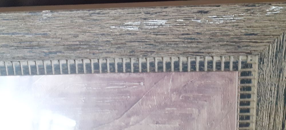 tableau en bois et verre , motif exotique beau palmier
Décoration