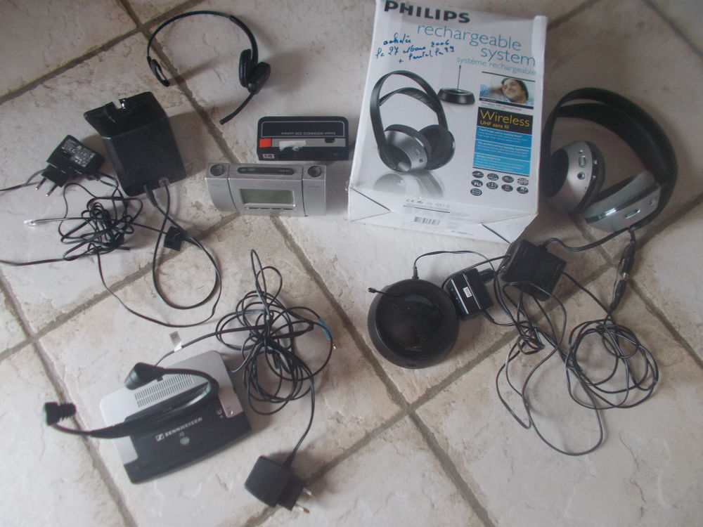 casque sans fil +ri 410+plantronic dect faire prix Photos/Video/TV