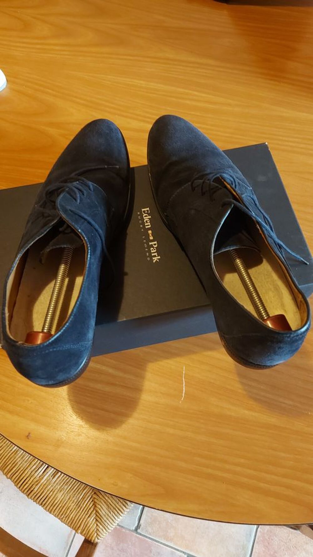 Chaussure Homme EDEN PARK Nubuk Noir Taille 44 Chaussures