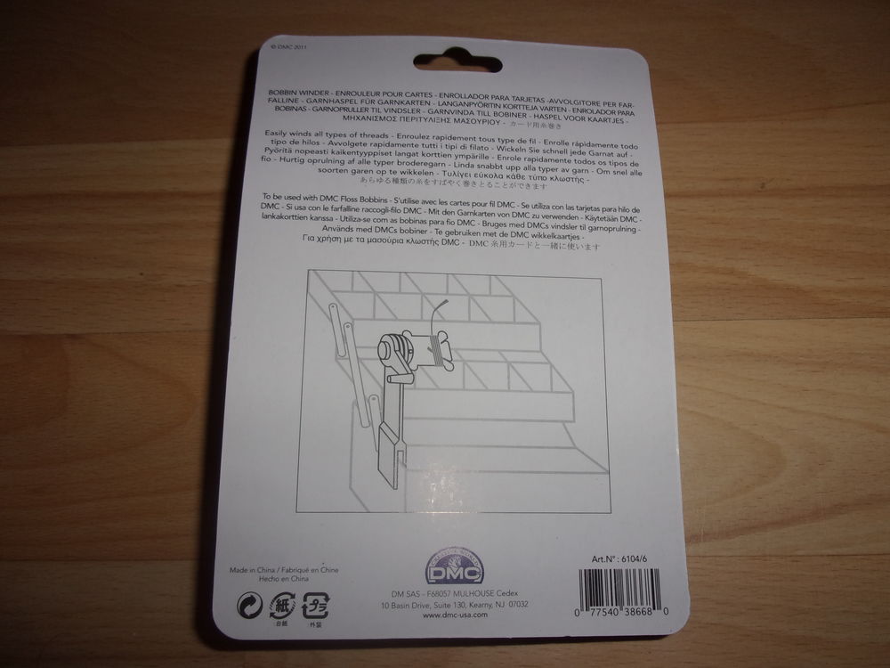 Enrouleur pour cartes de fils DMC (Neuf) Electroménager