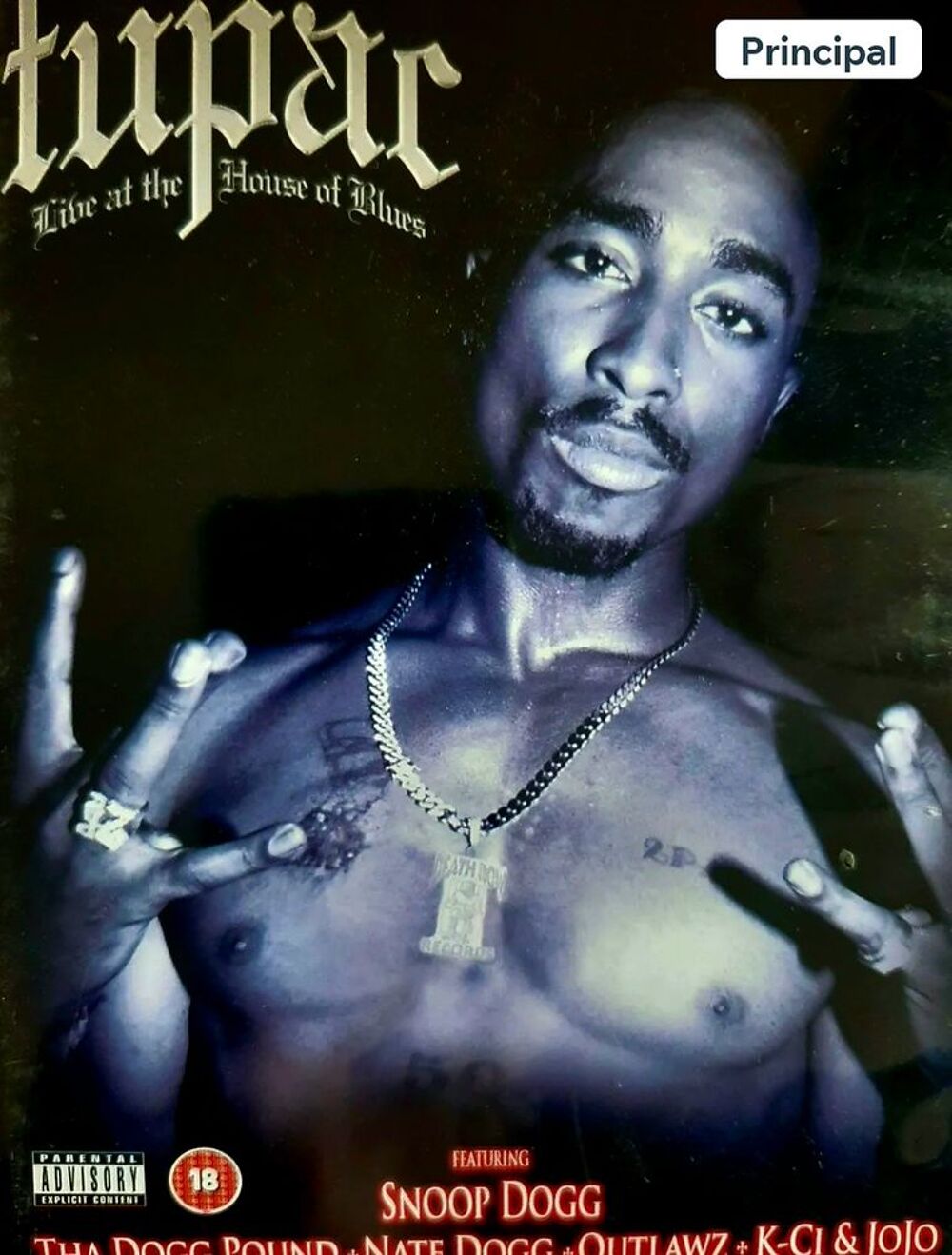 Tupac live at the house of blues dvd DVD et blu-ray