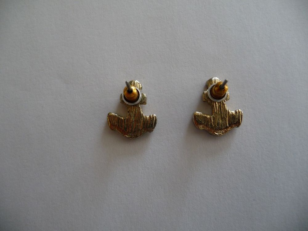 Parure collier, bracelets &amp; boucles oreilles ancre marine Bijoux et montres