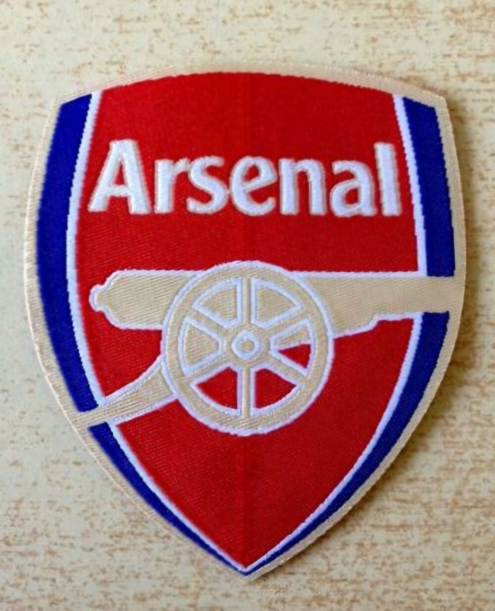 &Eacute;cusson patch &eacute;quipe de foot arsenal Thermocollant 7,5x6 cm 