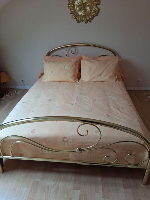 Lit complet en laiton  sign� d�corateur 200 Mennecy (91)