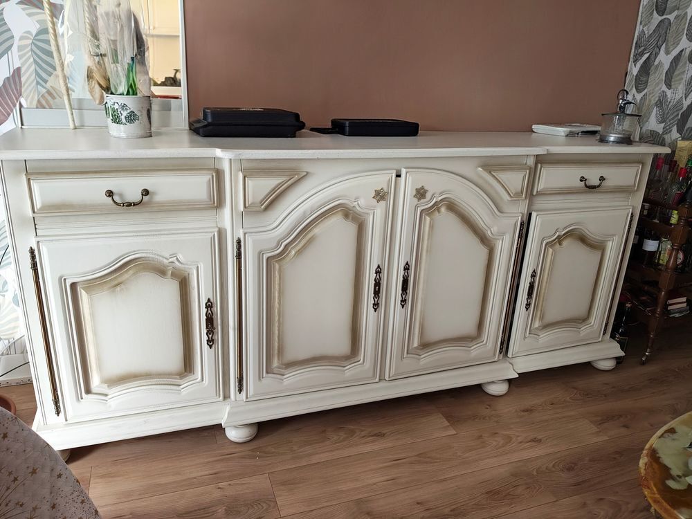 Ensemble salle &agrave; manger complet - Ch&ecirc;ne - Style rustique chi Meubles