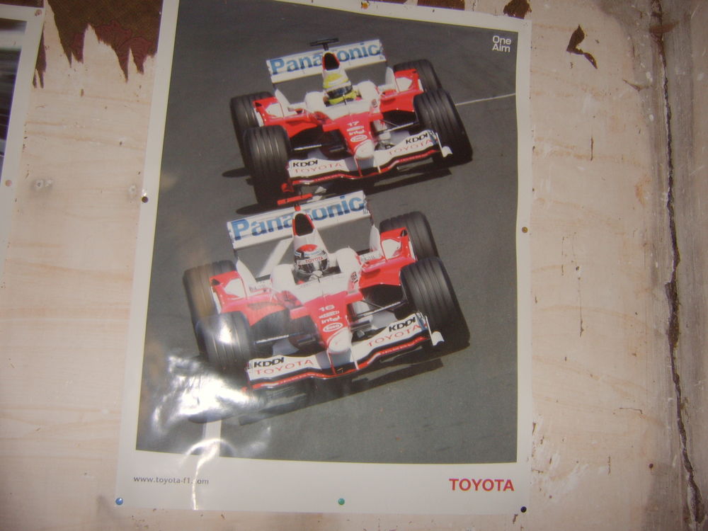 Affiches vintage Formule 1 TOYOTA Décoration