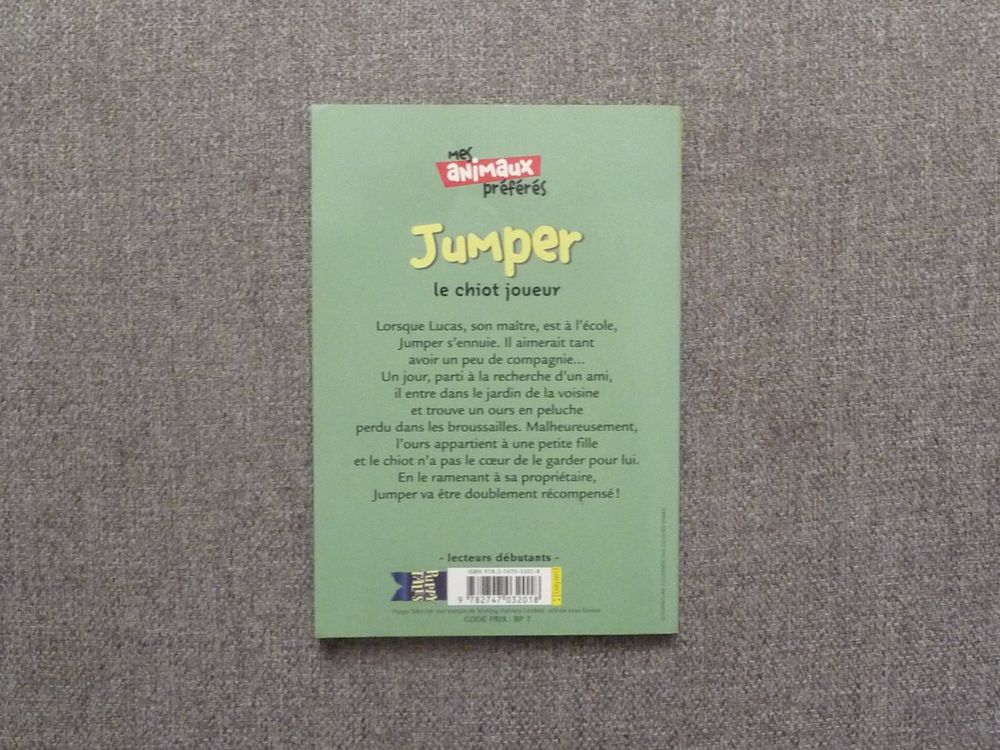 Jumper, Le Chiot Joueur- Jenny Dale- Bayard Jeunesse Livres et BD