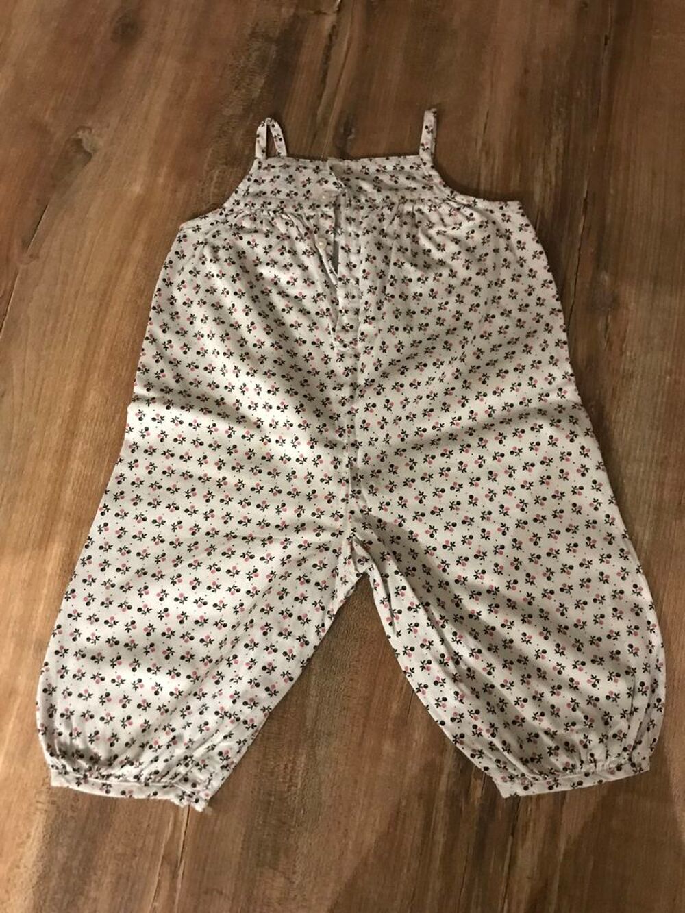 Salopette d' &eacute;t&eacute; enfant fille " Bout' chou " Vêtements enfants