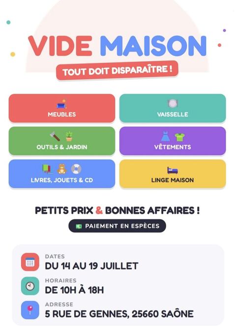 Vide maison Saone (25)