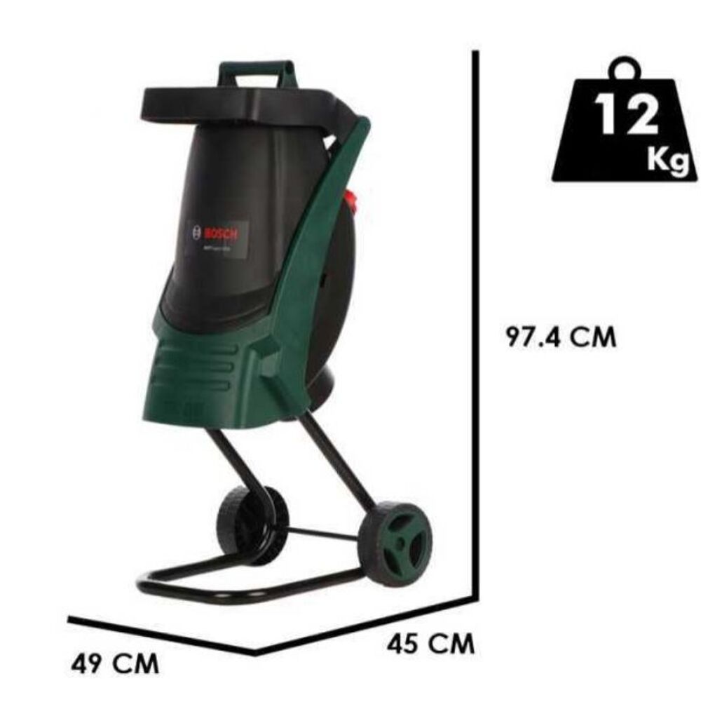 Broyeuse BOSH neufe carton ferm&eacute; avec garantie Jardin